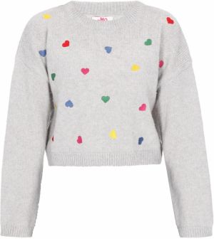 MYMO Oversize sveter 'Young Fashion'  modrá / žltá / sivá / červená