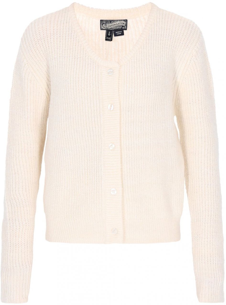 DreiMaster Vintage Kardigán  biela ako vlna
