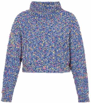 MYMO Sveter  modrá / zmiešané farby