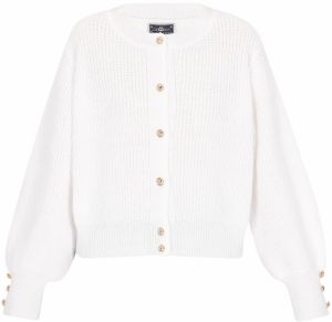 DreiMaster Maritim Oversize kardigán  šedobiela