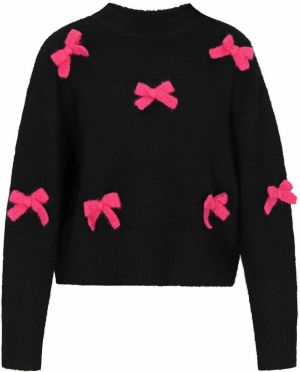 MYMO Sveter  ružová / čierna