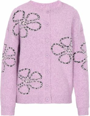 MYMO Kardigán  orgovánová / čierna