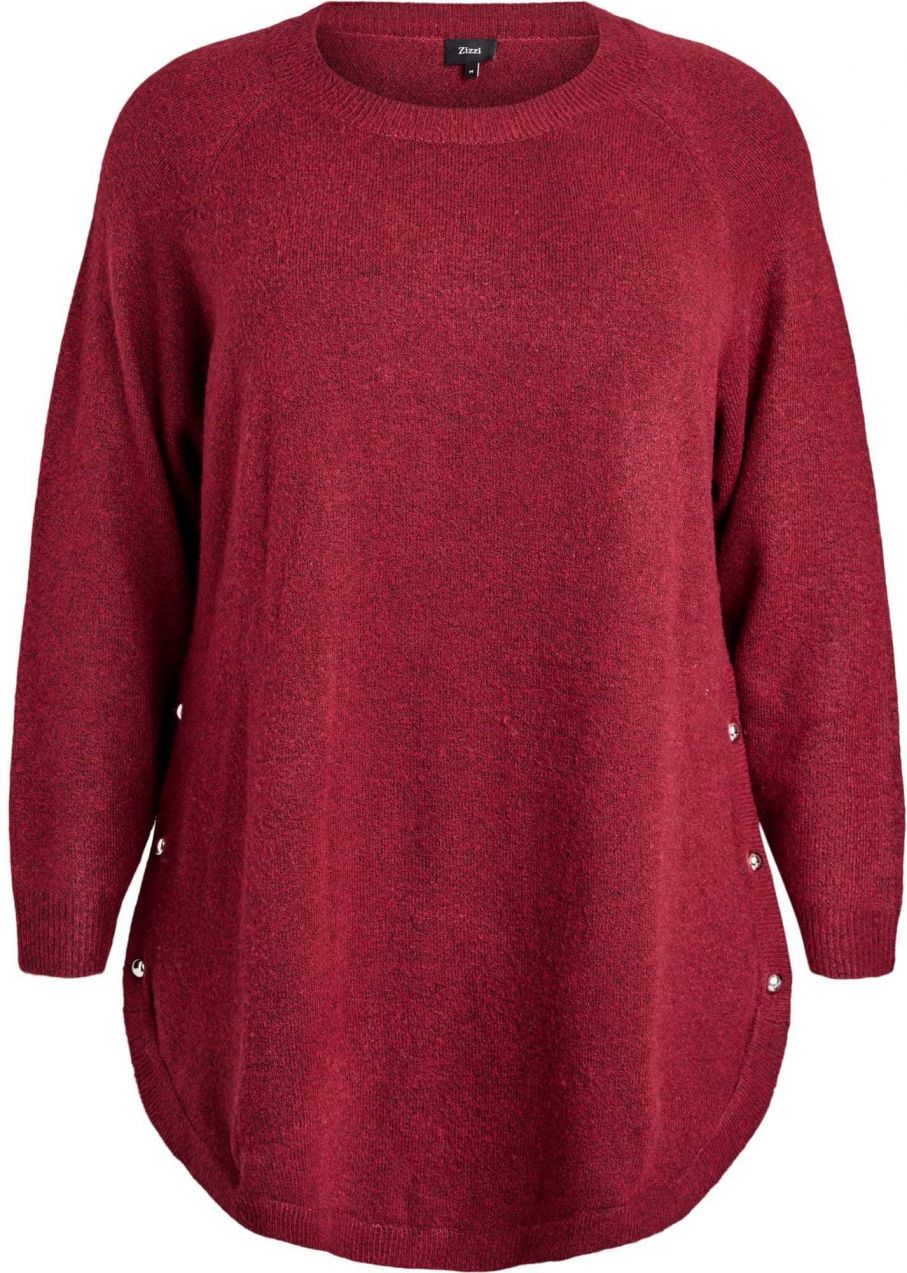 Zizzi Sveter 'MSunny'  bordová