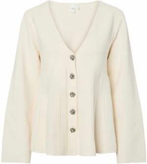 YAS Kardigán 'YASMIKLA'  krémová
