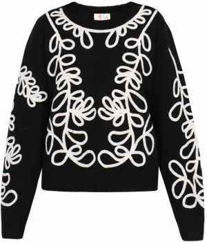 IZIA Sveter  čierna / biela