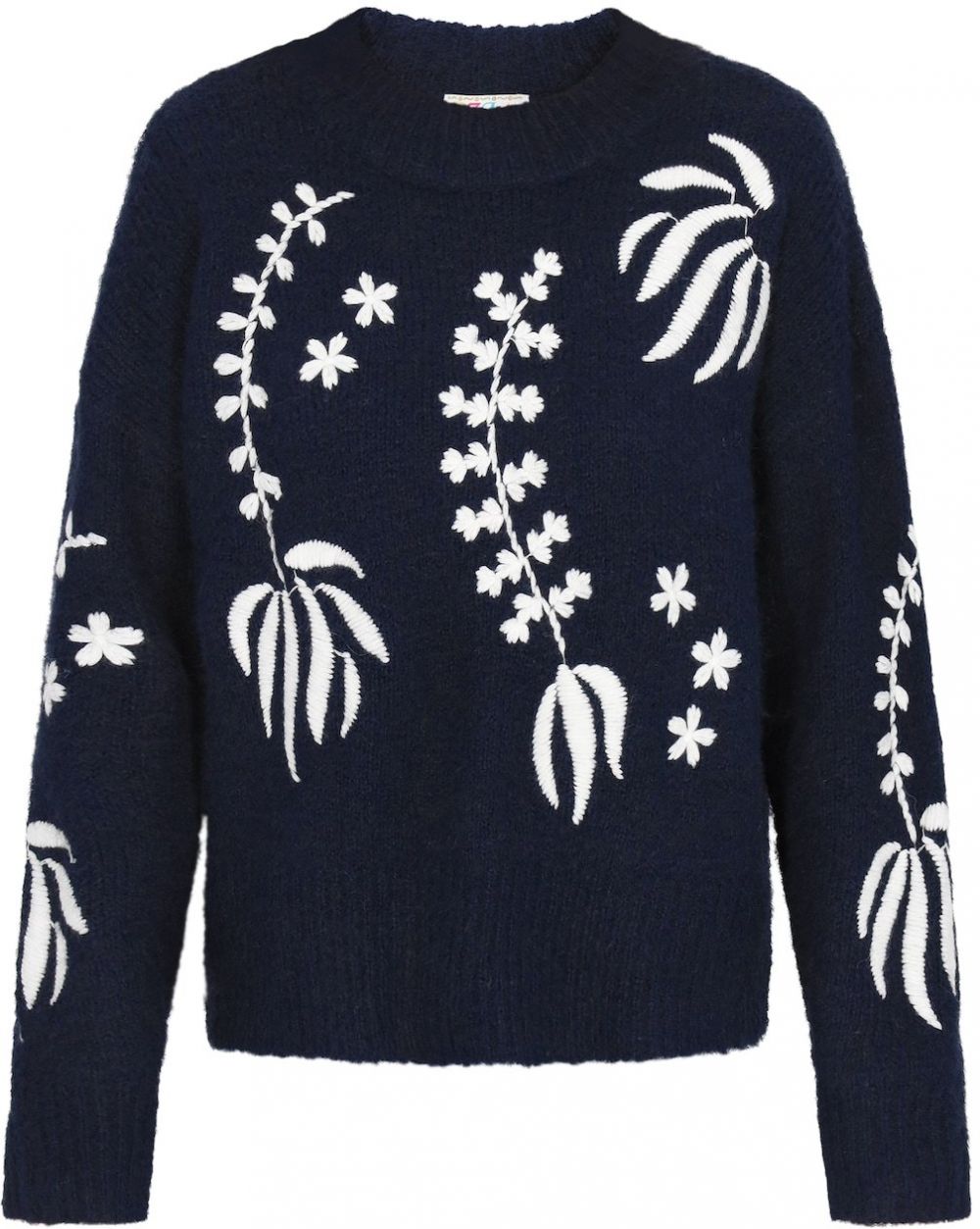 IZIA Oversize sveter  námornícka modrá / biela