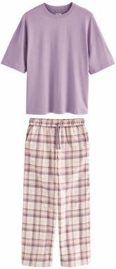 Next Pyžamo  svetlobéžová / orgovánová / púdrová