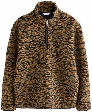 Next Sveter  sépiová / sivá / čierna