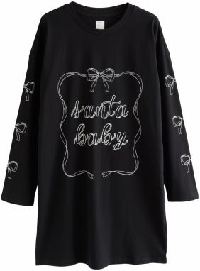 Next Nočná košieľka  čierna / biela