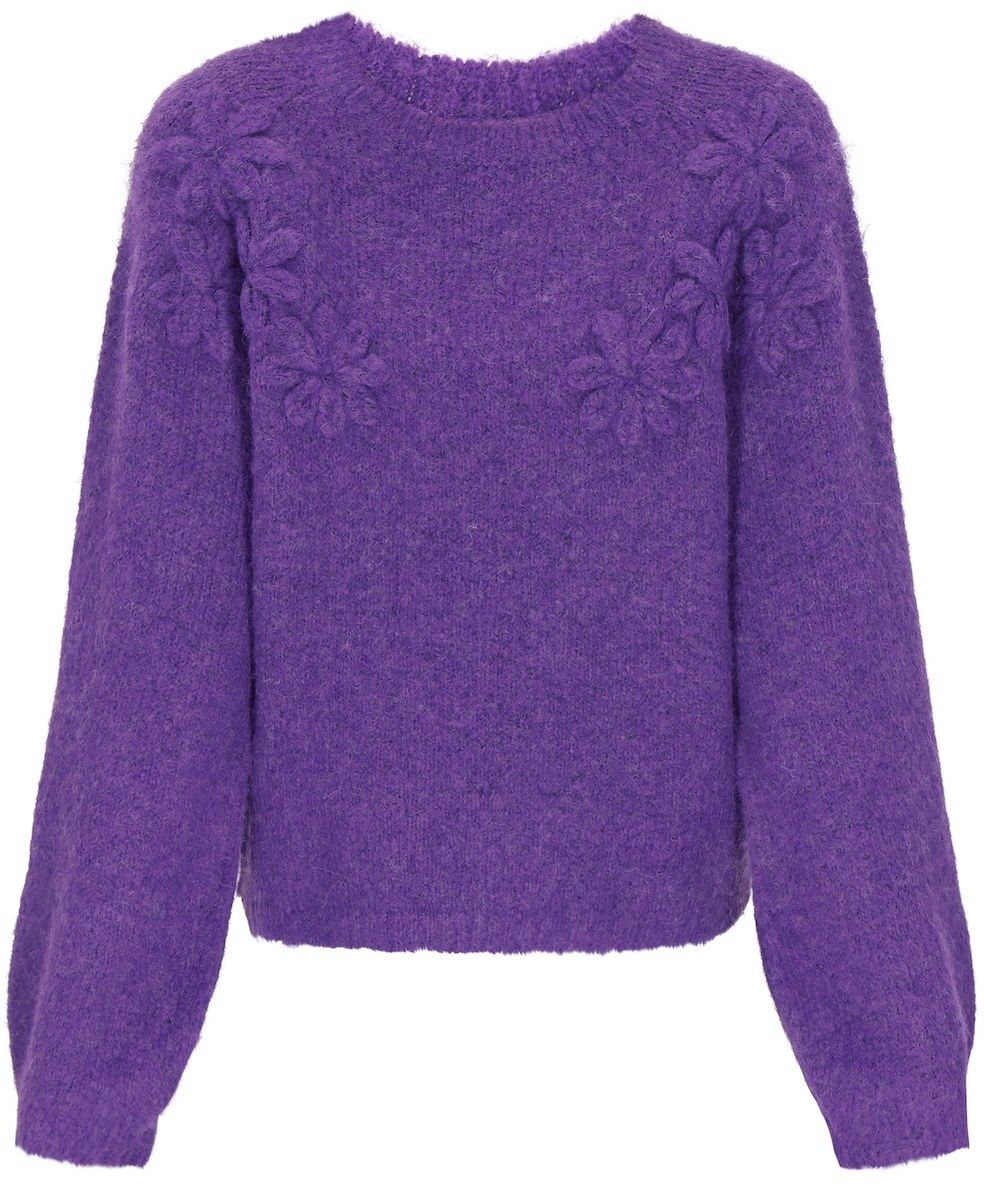 IZIA Sveter  tmavofialová