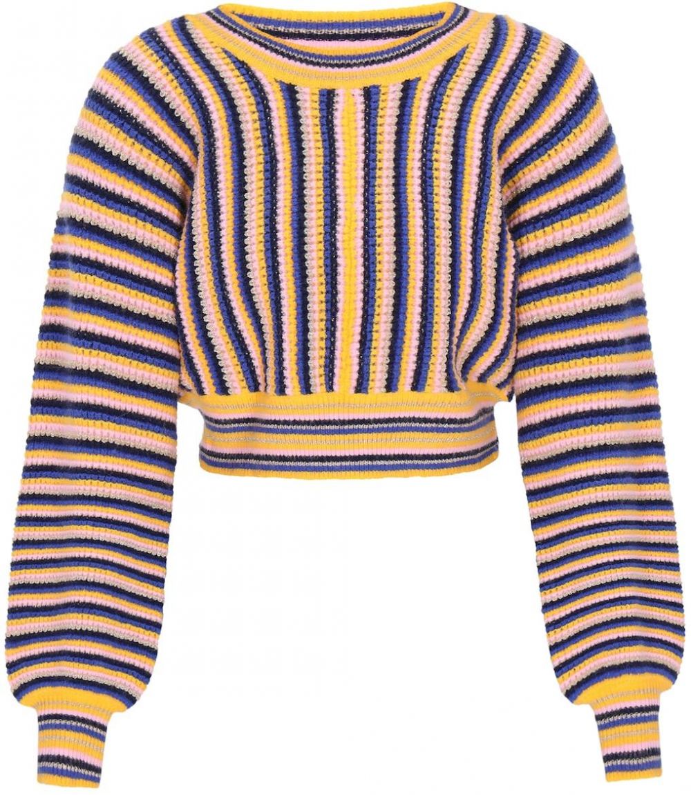 IZIA Sveter  námornícka modrá / námornícka modrá / tmavožltá / ružová