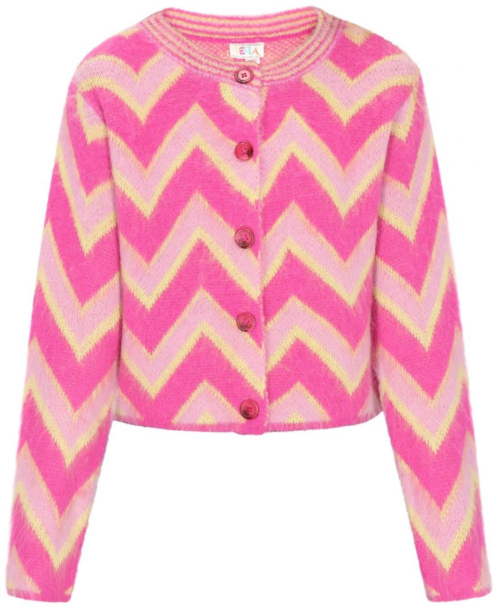 IZIA Kardigán  žltá / ružová / svetloružová