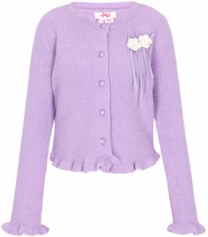 MYMO Kardigán  levanduľová / biela ako vlna