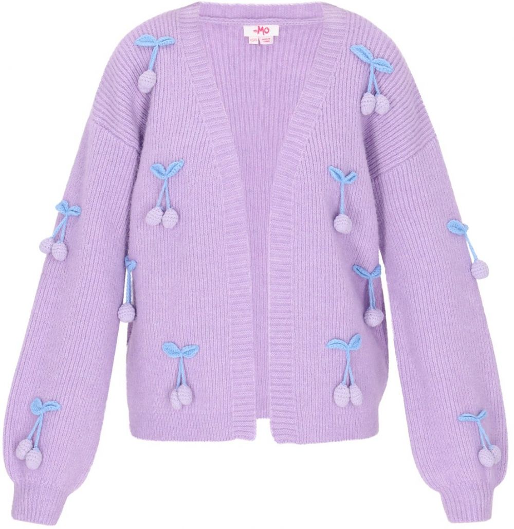 MYMO Kardigán  nebesky modrá / levanduľová