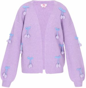 MYMO Kardigán  nebesky modrá / levanduľová