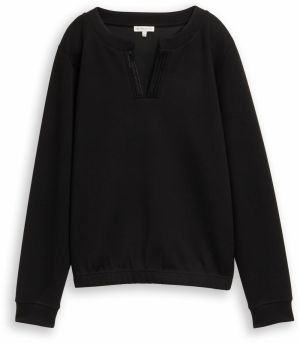 TOM TAILOR Mikina  čierna