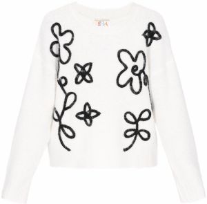 IZIA Sveter  čierna / šedobiela