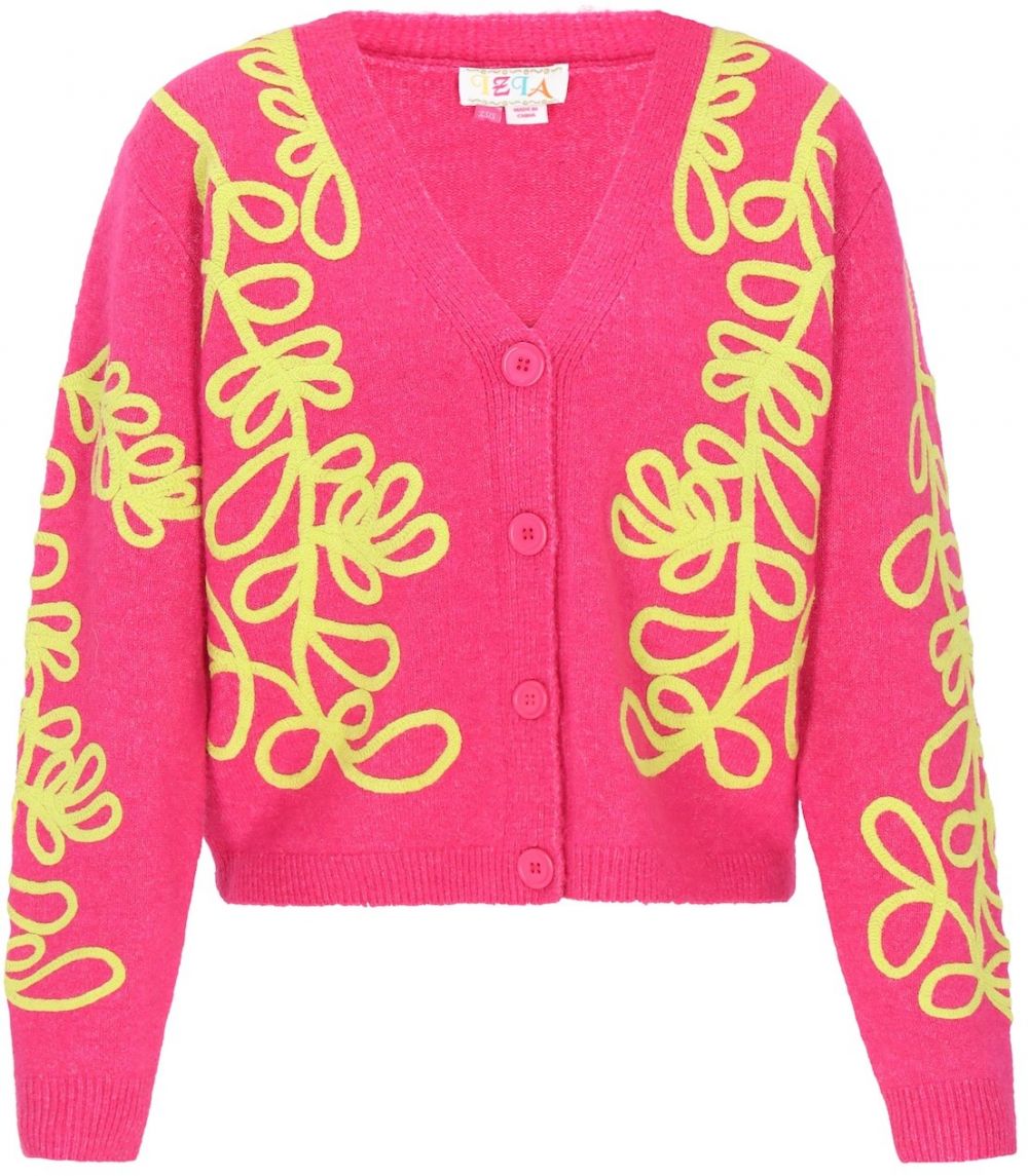 IZIA Kardigán  žltá / ružová