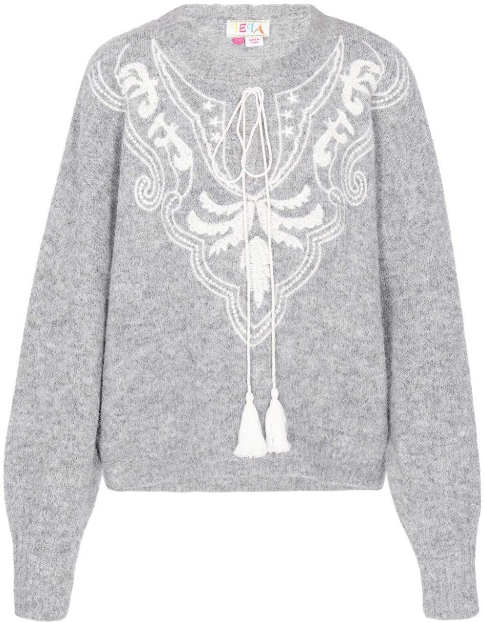 IZIA Sveter  sivá / biela