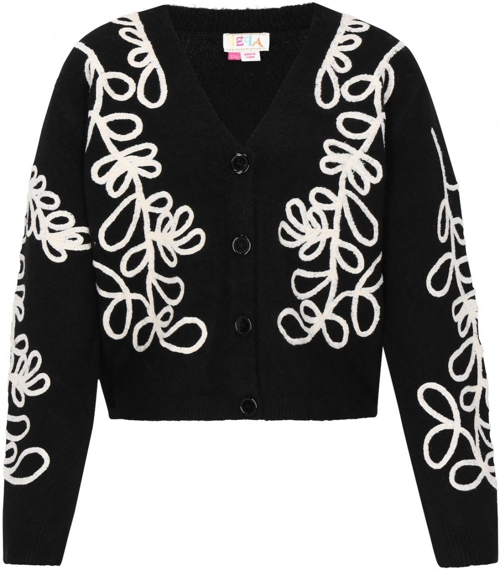 IZIA Kardigán  čierna / biela