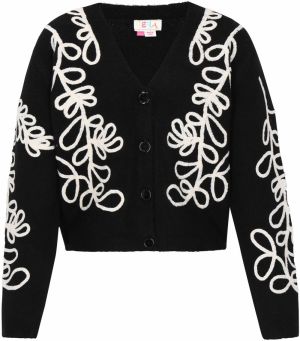 IZIA Kardigán  čierna / biela