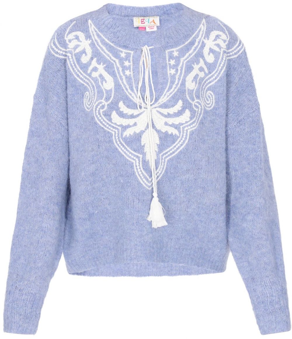 IZIA Sveter  svetlomodrá / biela