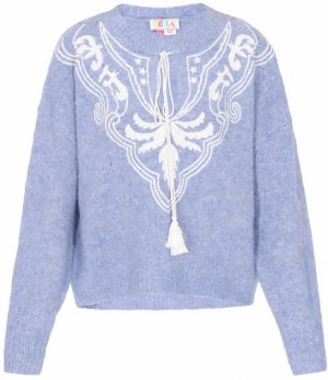 IZIA Sveter  svetlomodrá / biela