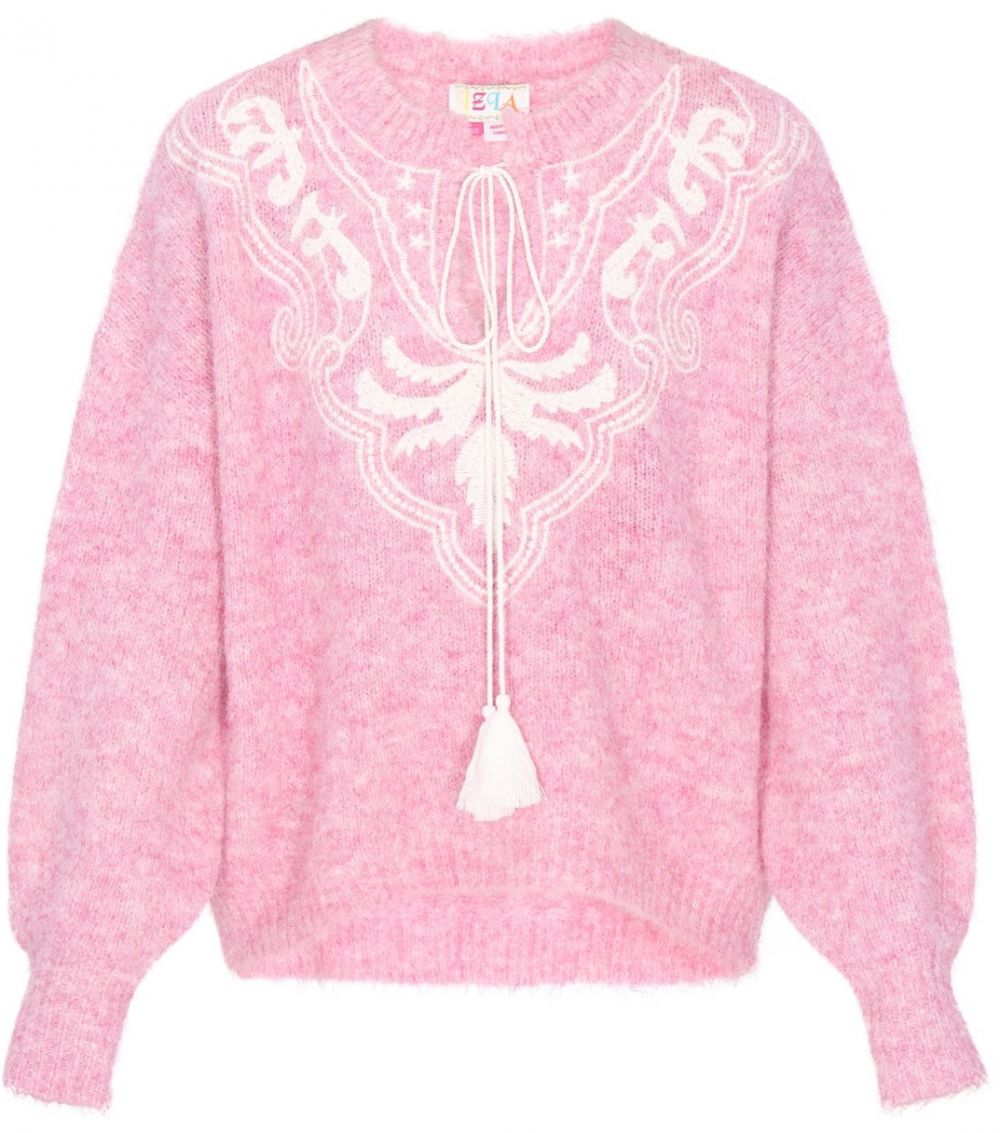 IZIA Sveter  ružová / biela