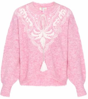 IZIA Sveter  ružová / biela