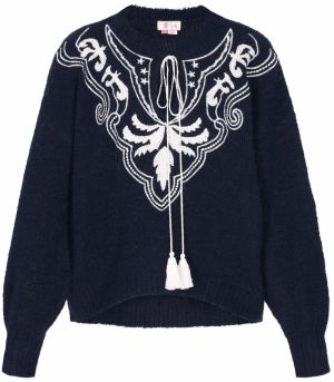 IZIA Sveter  námornícka modrá / biela