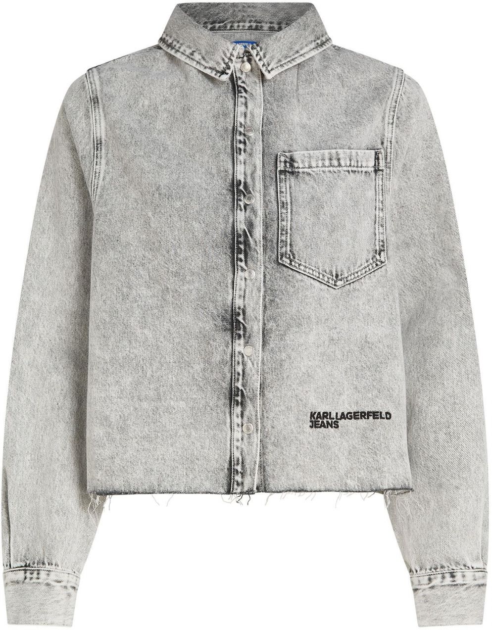 KARL LAGERFELD JEANS Blúzka  sivá