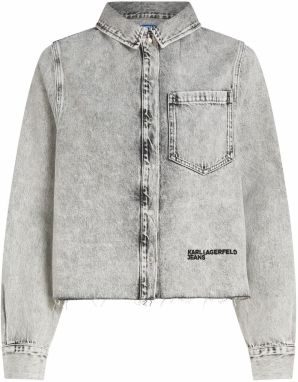 KARL LAGERFELD JEANS Blúzka  sivá