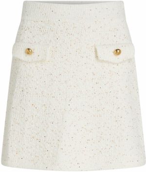 Karl Lagerfeld Sukňa  krémová / zlatá