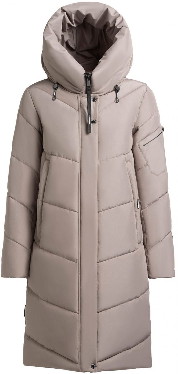 khujo Zimný kabát 'Jange2'  sivobéžová