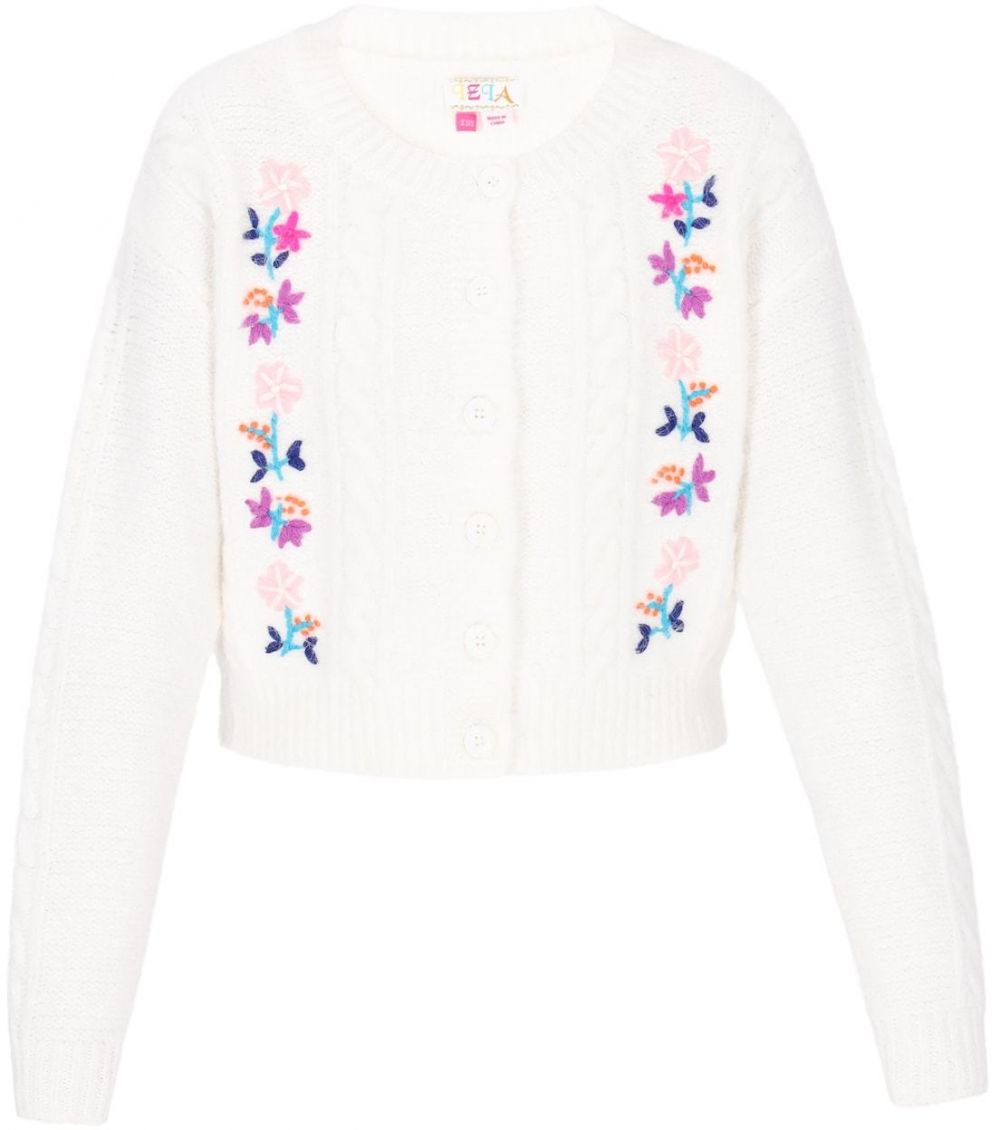 IZIA Oversize kardigán  azúrová / fialová / staroružová / biela