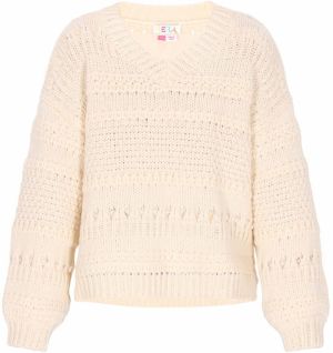 IZIA Sveter 'Boho'  biela ako vlna