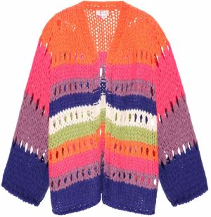 IZIA Kardigán 'Boho'  námornícka modrá / oranžová / ružová / prírodná biela