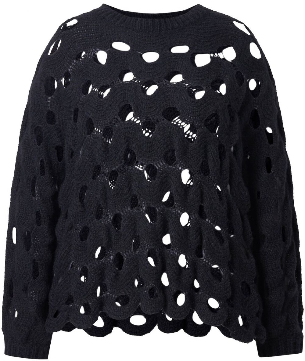 Ulla Popken Sveter  čierna