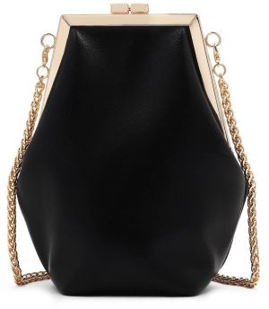 Kazar Listová kabelka  zlatá / čierna