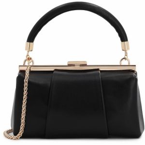 Kazar Listová kabelka  čierna