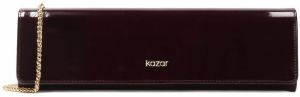 Kazar Listová kabelka  bordová