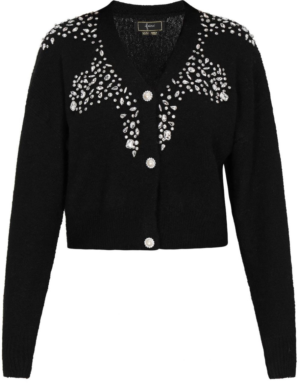 faina Kardigán 'Fashion Look'  čierna