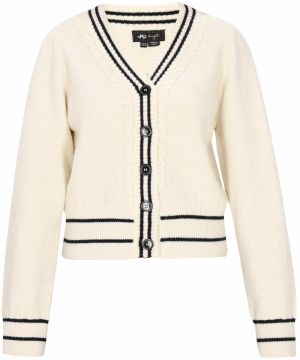 myMo at night Kardigán  krémová / čierna