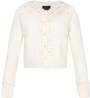 faina Kardigán  biela ako vlna