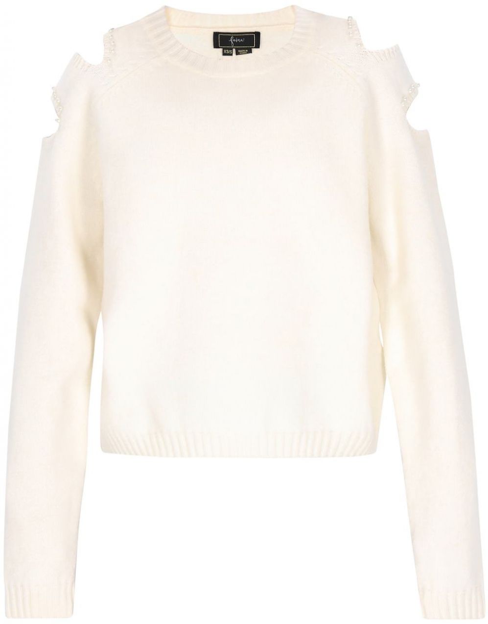 faina Sveter  perlovo biela / biela ako vlna