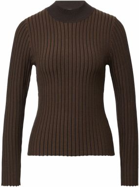 COMMA Sveter  tmavohnedá