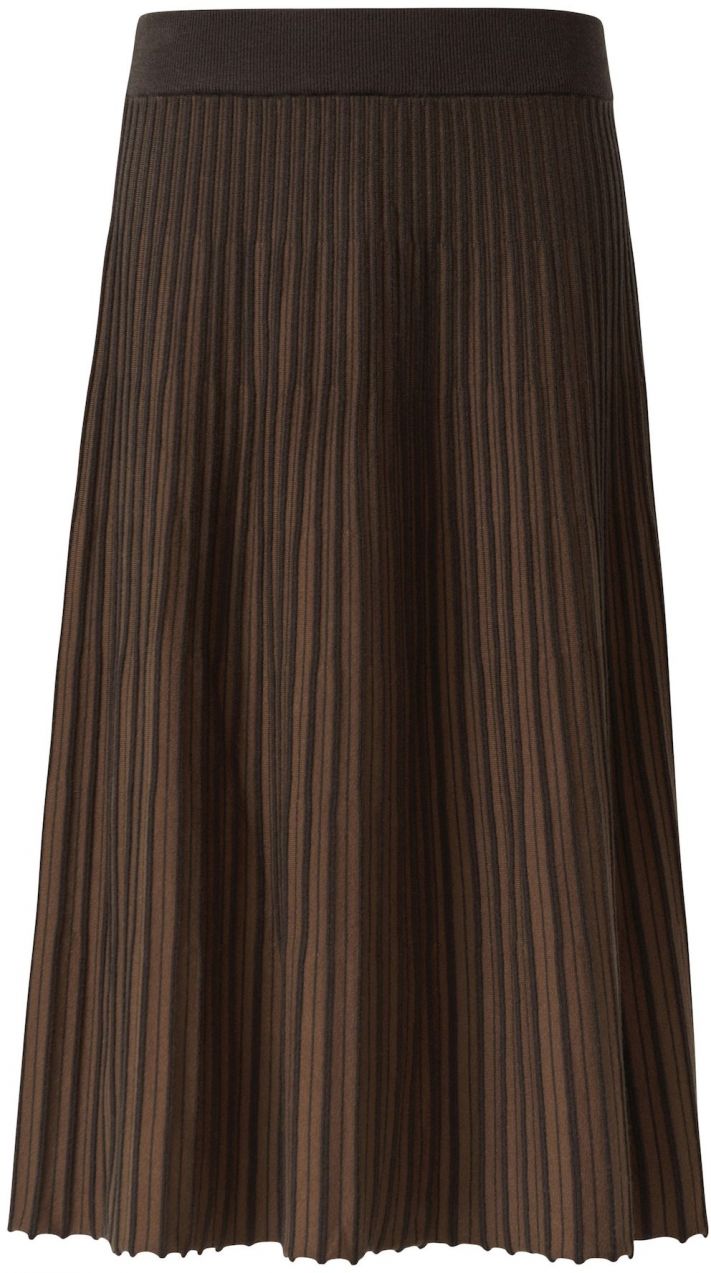 COMMA Sukňa  tmavohnedá