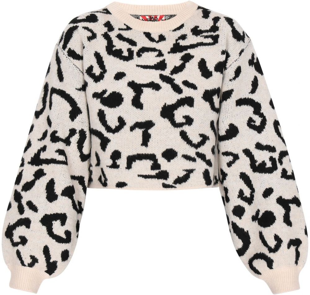 myMo ROCKS Sveter  čierna / biela ako vlna