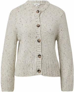 s.Oliver Kardigán  krémová / sivá