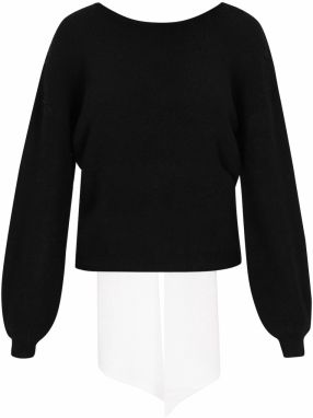 faina Sveter  čierna / biela